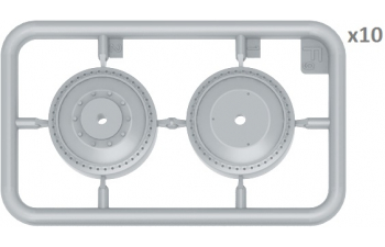 Сборная модель Аксессуары T-34 WHEELS SET 1942-43 series