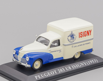 PEUGEOT 203 U8 Isigny (1953), blue / biege