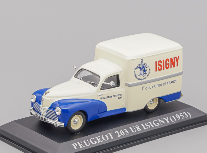 PEUGEOT 203 U8 Isigny (1953), blue / biege