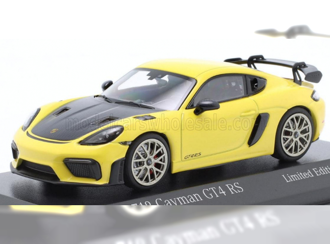 PORSCHE 718 (982) Cayman Gt4 Rs (2021), Yellow