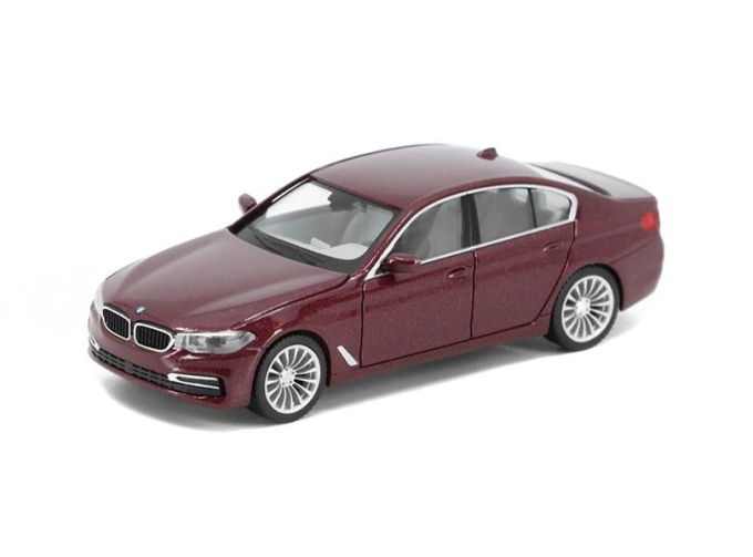 BMW 5er Limo, dark red