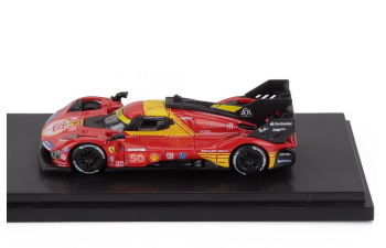 FERRARI 499P 3.0L Turbo v6 team ferrari af corse №50 Winner 24h Le Mans 2024 Antonio Fuoco - Miguel Molina - Nicklas Nielsen - Con Vetrina - With Showcase