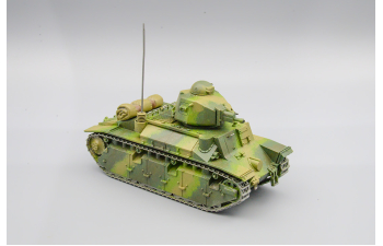 тягач Laffly S45 c прицепом Titan и танком Char D2