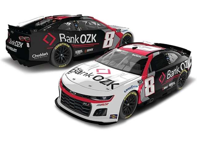Chevrolet #8 Kyle Busch *Bank of the Ozarks*, black/red/grey 2025