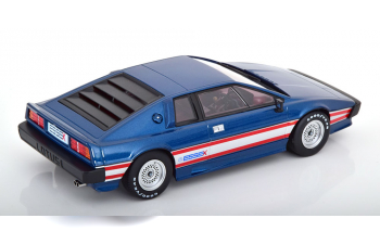 LOTUS Esprit Turbo Essex (1981), blue metallic/silver red