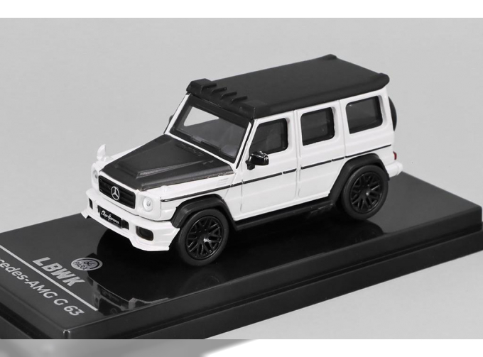 MERCEDES-BENZ AMG G 63 LBWK (2018), white/black