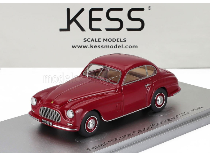 FERRARI 166 Sn015s Inter Touring Coupe (1949), Red