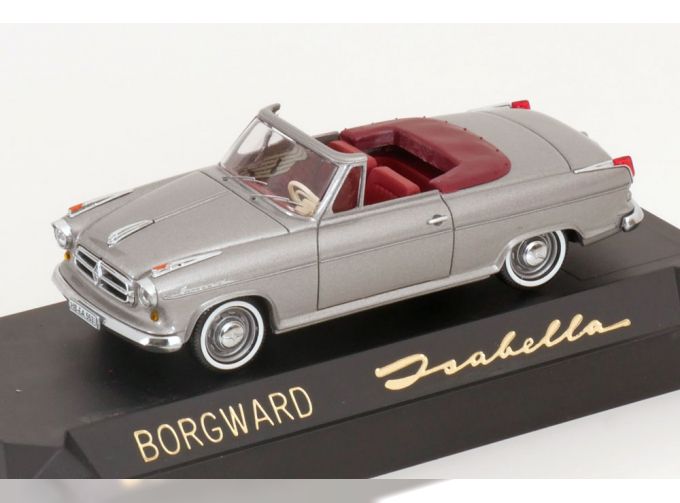 BORGWARD Isabella Cabrio, silver grey-metallic