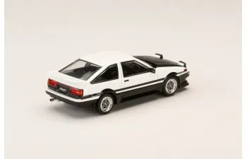 TOYOTA Sprinter Trueno GT APEX (AE86) Late Ver. JDM Style Carbon Bonnet, white/black