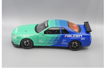 NISSAN Skyline GT-R, зелёный, 26 см.