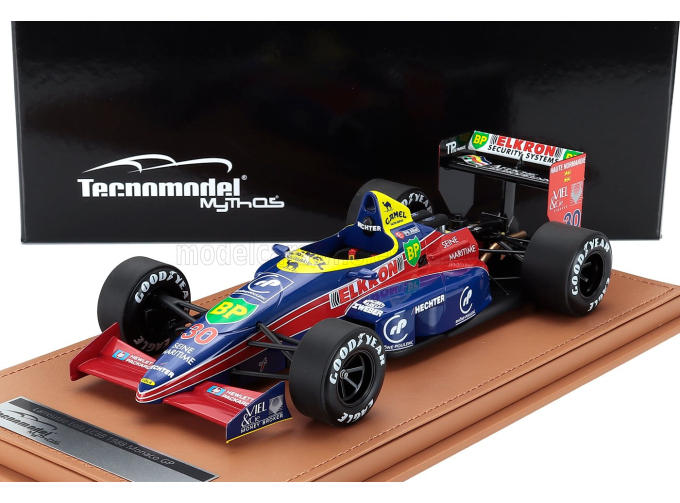 LOLA F1 Lc88 Ford Team Larrousse №30 Monaco Gp (1988) Philippe Alliot, Blue Red