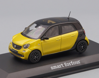 SMART ForFour Prime, black / yellow