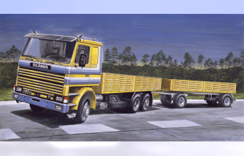 Сборная модель SCANIA 142M FLATBED