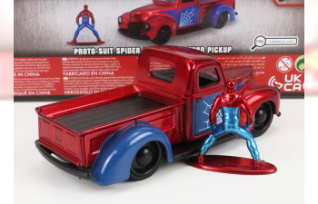 FORD Pick-up With Spiderman Figure 1941, Red Blue