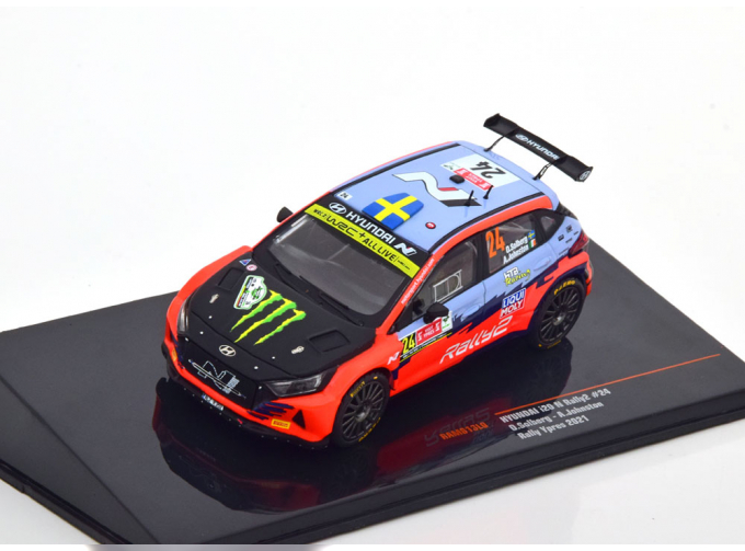 HYUNDAI i20 N Rally 2 №24 "Hyundai Motorsport N" Solberg/Johnston Rally Ypres (2021)