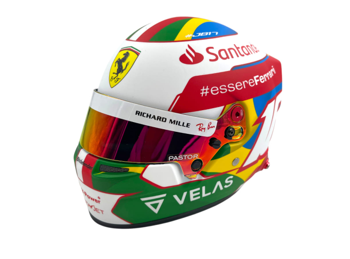 BELL HELMET Scuderia Ferrari Ferrari F1-75 4th Brazilian GP (Sao Paulo) Formula 1 Charles Leclerc №16 (2022)