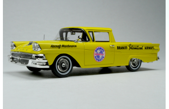 FORD Ranchero "Braniff International" 1958 Yellow