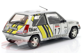 RENAULT R5 Supercinque Gt Turbo Team Simon Racing №17 Rally Tour De Corse (1989) Alain Oreille - Gilles Thimonier, Silver