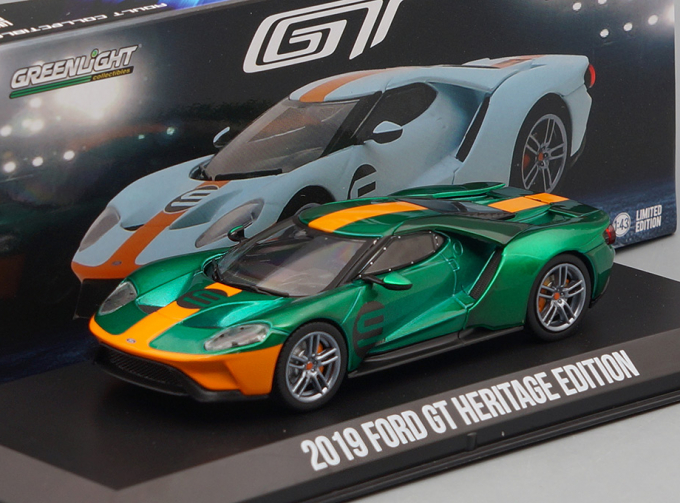 FORD GT Heritage Edition #9 "Gulf Racing" 2019 "Gulf" Oil Color (Greenlight!)