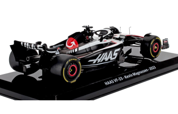 HAAS F1 Vf-23 Team Moneygram Haas №20 Season Kevin Magnussen (2023), White Black Red