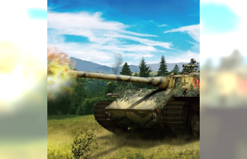 Сборная модель Fist of War German E60 ausf.D late type 12.8cm tank