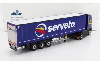 SCANIA S460r Truck Telonato Serveto Transports (2016), blue