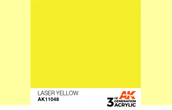 Краска акриловая 3rd Generation Laser Yellow 17ml