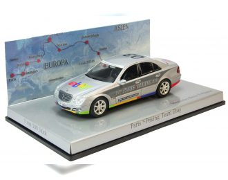 MERCEDES-BENZ E klasse W211 Rally Paris-Beijing #03 Ebay team, silver