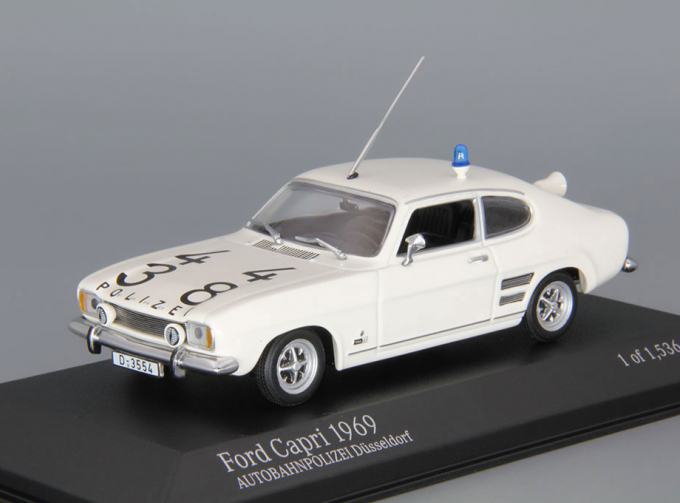 FORD Capri Autobahnpolizei Dusseldorf (1969), white