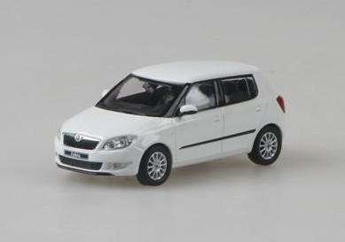 SKODA Fabia II (facelift 2012), white candy uni