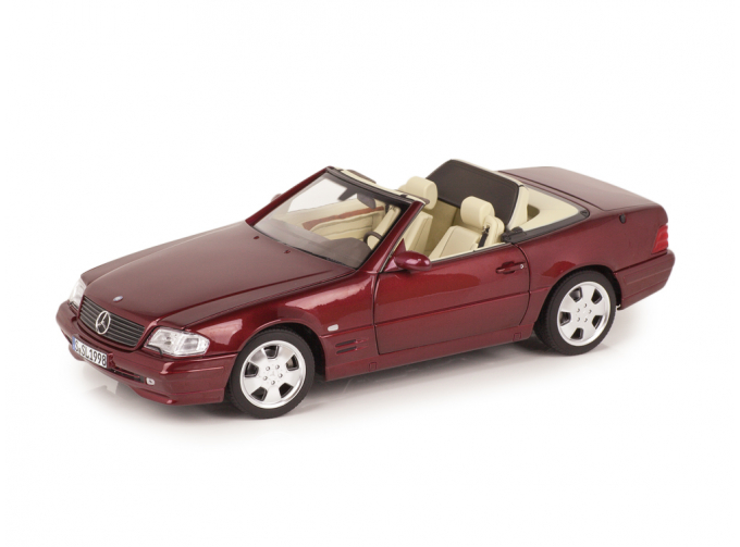 Mercedes-Benz SL500 R129 (W129) рестайлинг 1999 янтарно-красный
