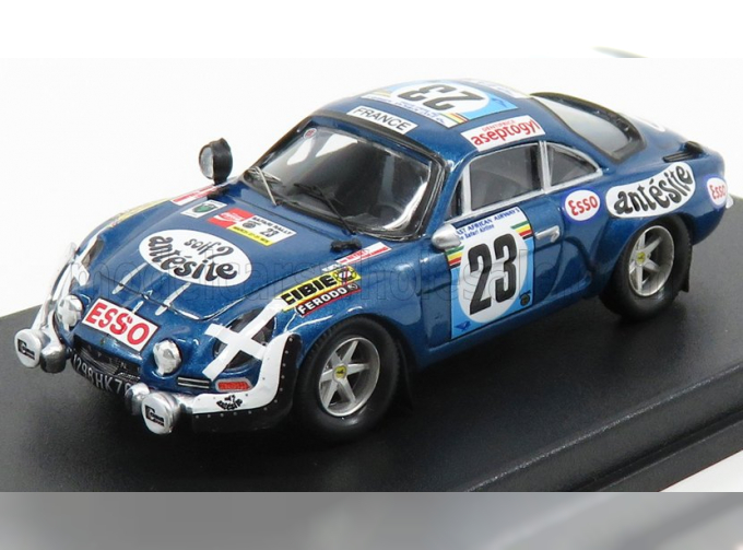 RENAULT A110 Alpine №23 Rally Safari (1975) B.Neyret - J.Terramorsi, Blue Met