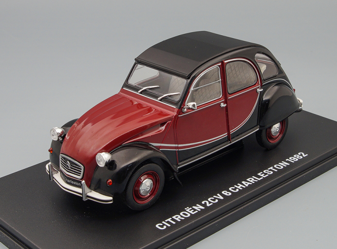 CITROEN 2CV Charleston 1982, bordeaux / black, Samochody PRL 51