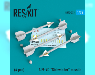 Ракеты для AIM-9D "Sidewinder" (4 штуки)