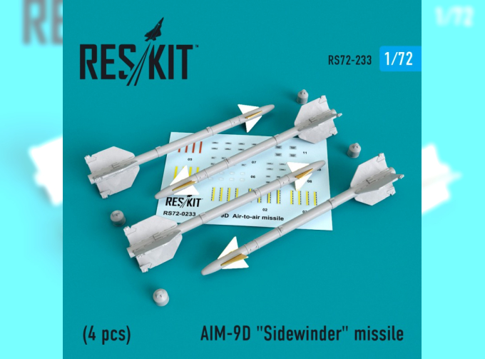 Ракеты для AIM-9D "Sidewinder" (4 штуки)