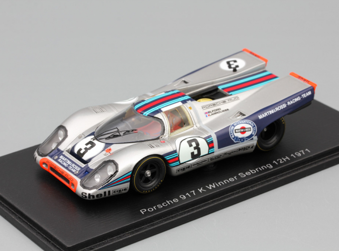 PORSCHE 917K #3 "Martini Racing Team" Winner Sebring 12H 1971 