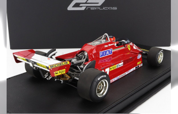 FERRARI F1  126ck N 27 Winner Monaco Gp (with Pilot Figure) 1981 G.villeneuve - Con Vetrina - With Showcase, Red