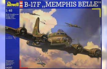 Сборная модель Американский бомбардировщик Boeing B-17F Flying Fortress "Memphis Belle"