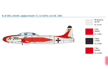 Сборная модель Самолет T-33A SHOOTING STAR