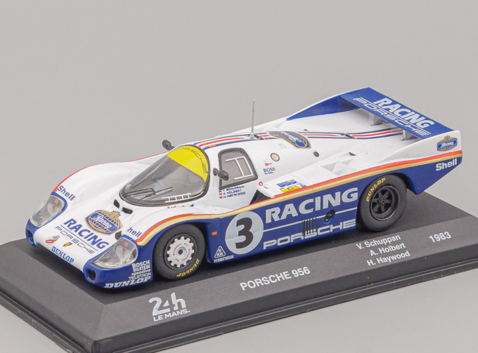 PORSCHE 956l 2.6l Twin Turbo Team Rothmans Porsche #3 (1983) Al Holbert / Hurley Haywood / Vern Schuppan, 24h Le Mans Collection