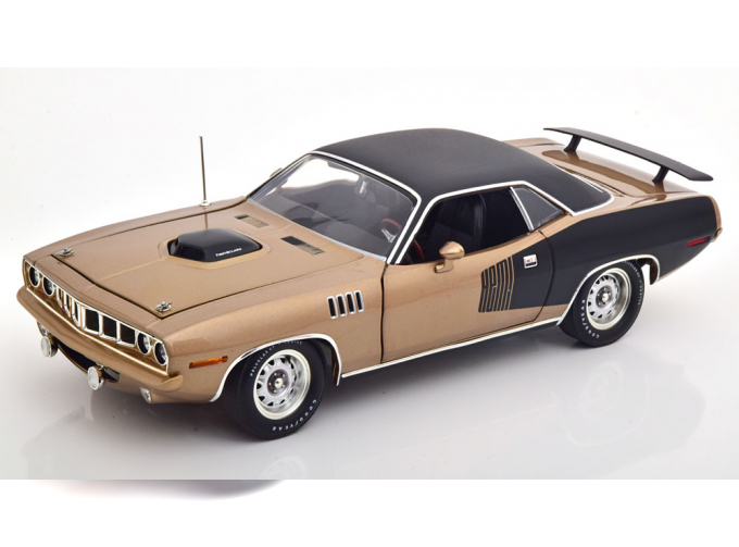 PLYMOUTH Hemi Cuda Super Track Pack (1971), brownmetallic matt-black