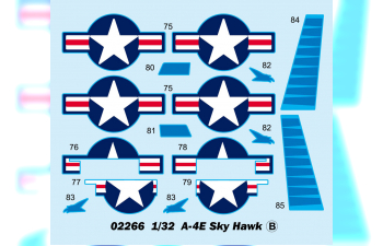 Сборная модель Американский легкий палубный штурмовик Douglas A-4E Skyhawk