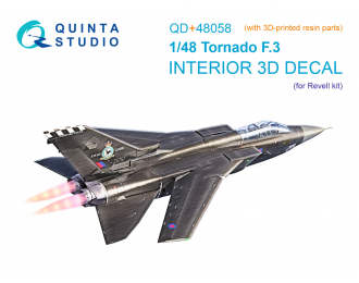 3D Декаль интерьера для Tornado F.3 (Revell) (с 3D-печатными деталями)