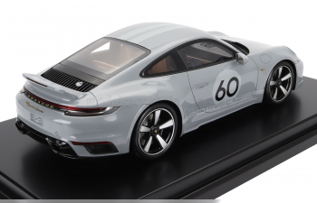 PORSCHE 911 992 Sport Classic №60 Coupe (2022) - Con Vetrina - With Showcase, Grey