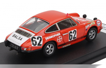 PORSCHE 911s 2195cc F6 Coupe Team R.mazzia N62 24h Le Mans (1970) Pierre Mauroy - Rene Mazzia, Dark Orange