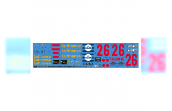 Сборная модель VOLKSWAGEN T2 автобус для аэропорта 1967 года / T2 Model 1967 Airport Bus