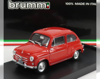 FIAT 600D BERLINA (1960), ROSSO CORALLO - RED