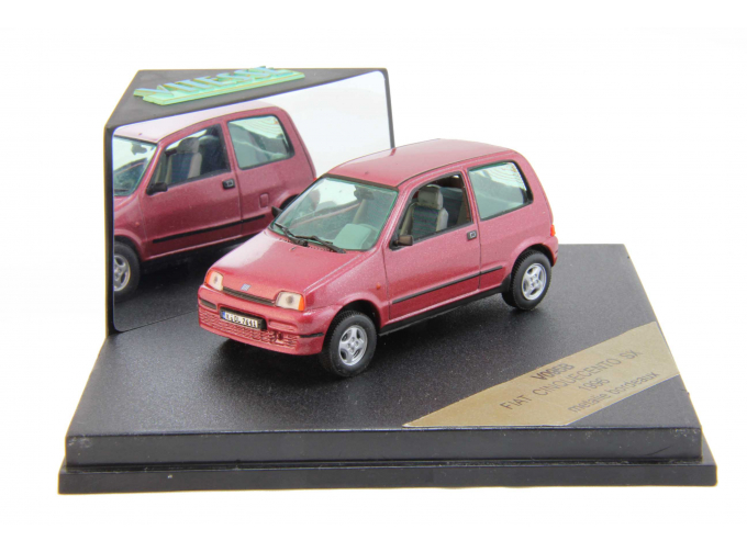 FIAT Cinquecento SX (1996), dark red