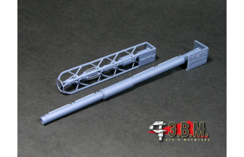 Танковое орудие 2А46М/М1 в кожухе, цельнопечатный ствол с армированием