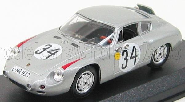 PORSCHE 1600gs Abarth N 34 Le Mans 1962 Barth - Herrmann, Silver